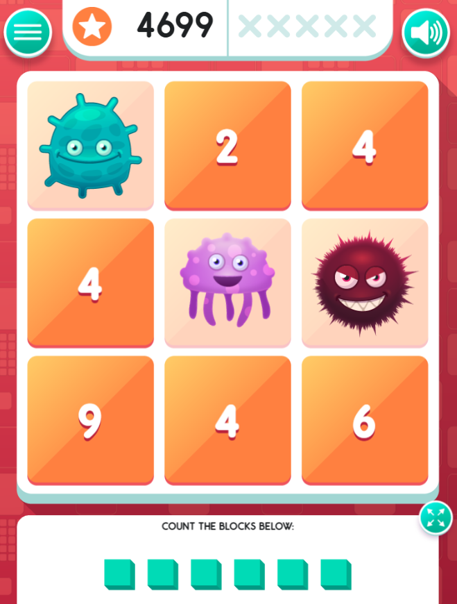 Counting Blocks Bingo