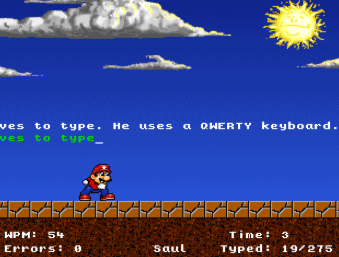 Mario Teaches Typing