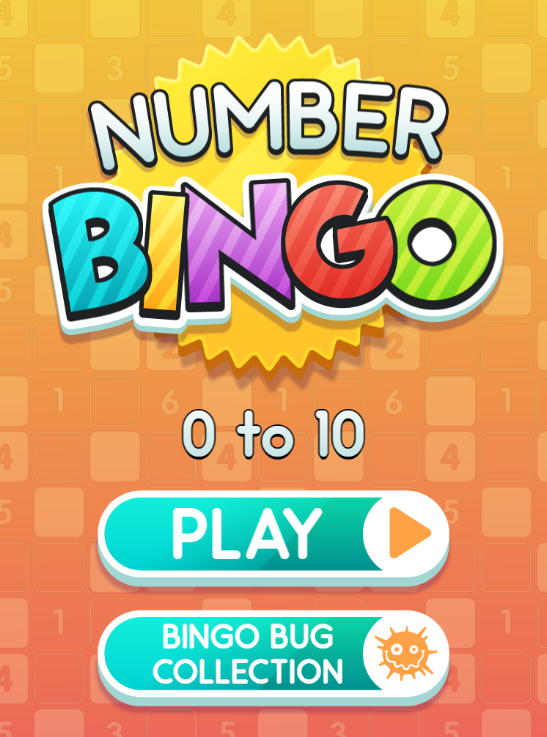 Number Bingo: 0 to 10