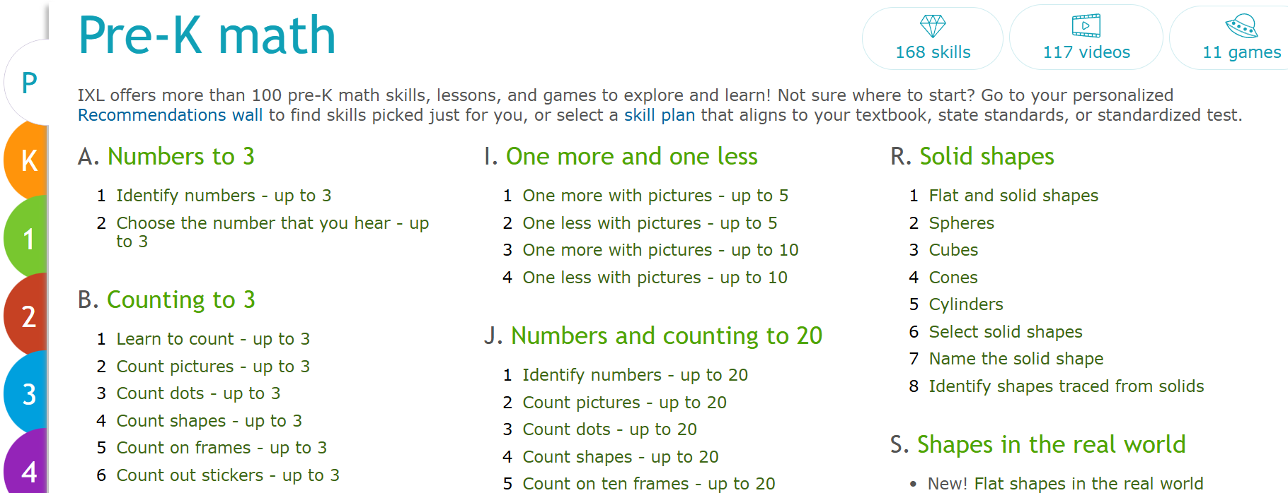 Pre-K Math